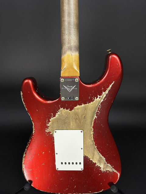 Fender Custom Shop 1963 Stratocaster Super Heavy Relic - Candy Apple Red