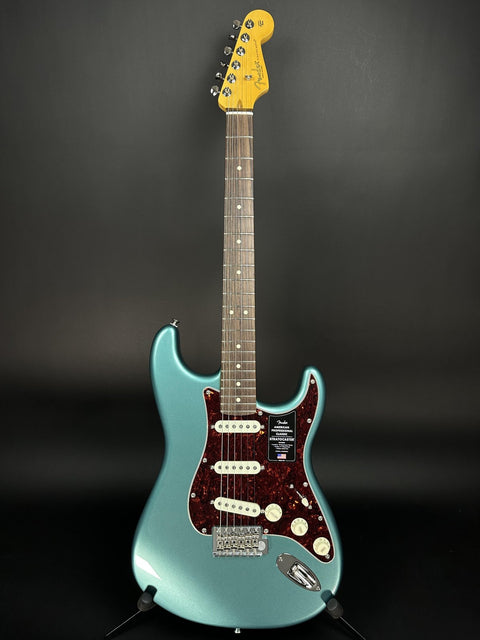 Fender American Professional Classic Stratocaster - Faded Sherwood Green Metallic -