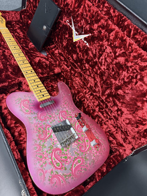 2019 Fender Custom Shop Masterbuilt Jason Smith 1968 Telecaster Relic - Pink Paisley -