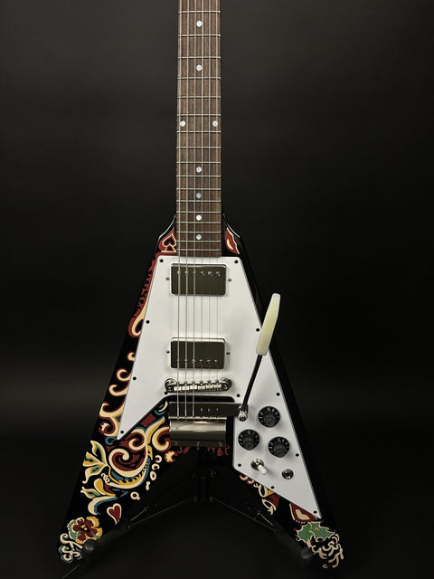 Epiphone Jimi Hendrix “Love Drops” Flying V - Ebony -