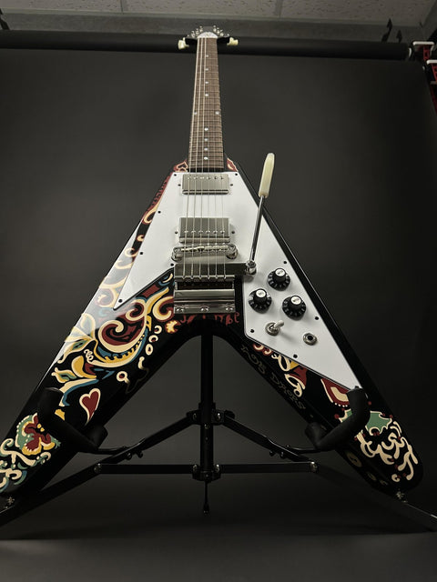 Epiphone Jimi Hendrix “Love Drops” Flying V - Ebony -