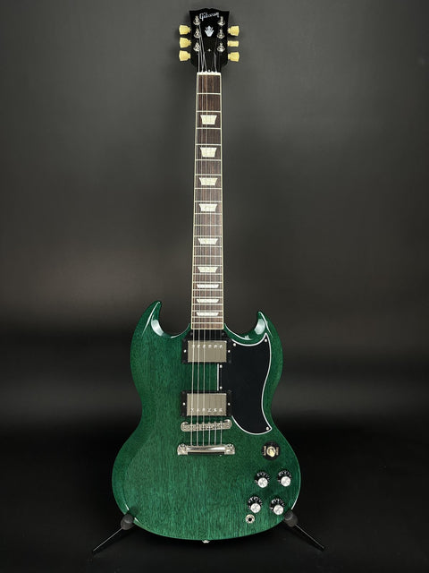 Gibson SG Standard '61 Stop Bar Translucent Teal