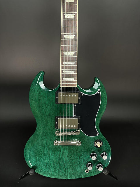 Gibson SG Standard '61 Stop Bar Translucent Teal -
