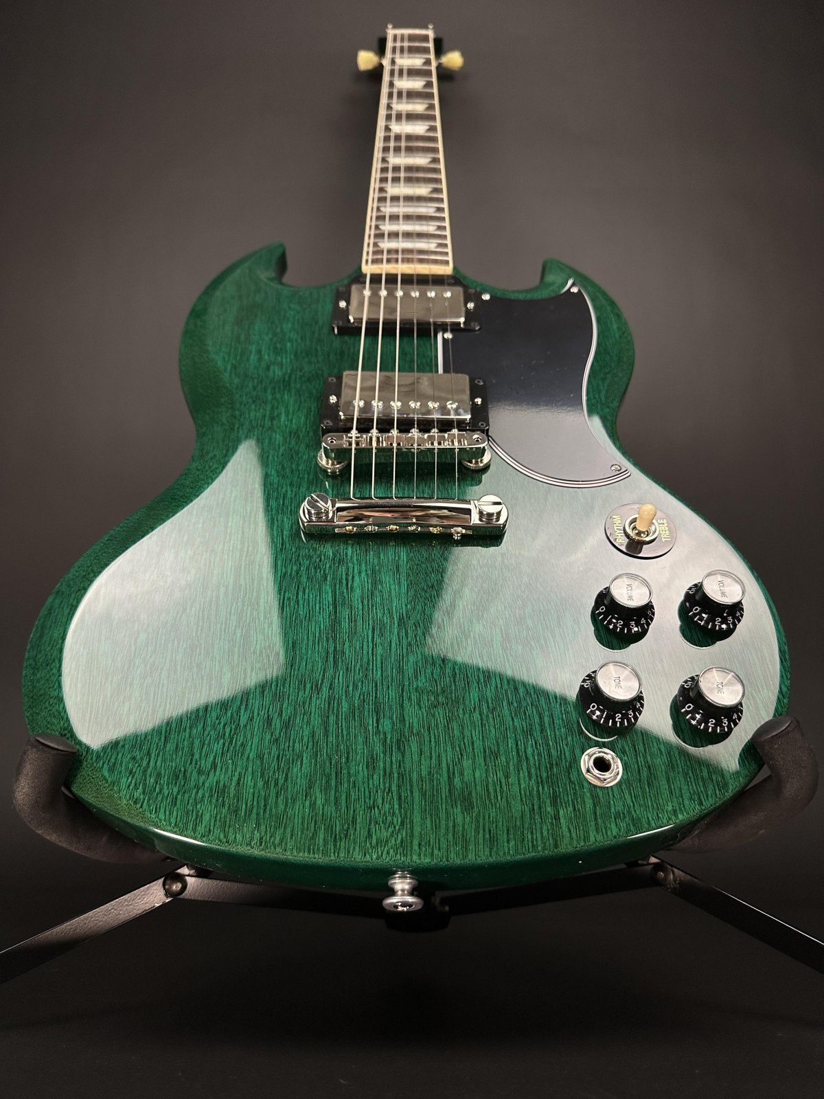 Gibson SG Standard '61 Stop Bar Translucent Teal – Grayson's
