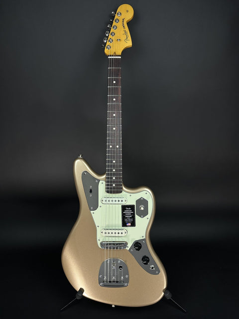 Fender American Professional Classic Jaguar - Faded Firemist Gold