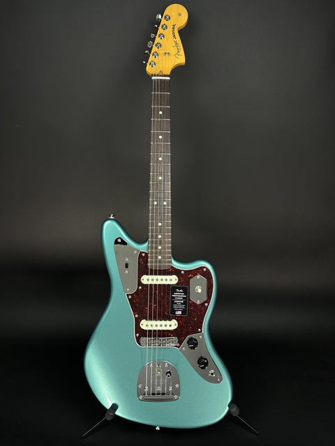 Fender American Professional Classic Jaguar - Faded Sherwood Green Metallic -