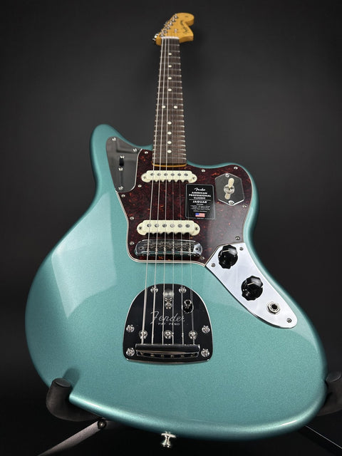 Fender American Professional Classic Jaguar - Faded Sherwood Green Metallic -