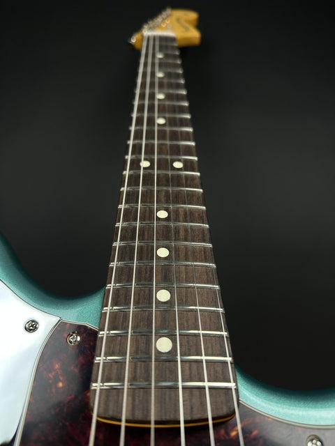 Fender American Professional Classic Jaguar - Faded Sherwood Green Metallic -