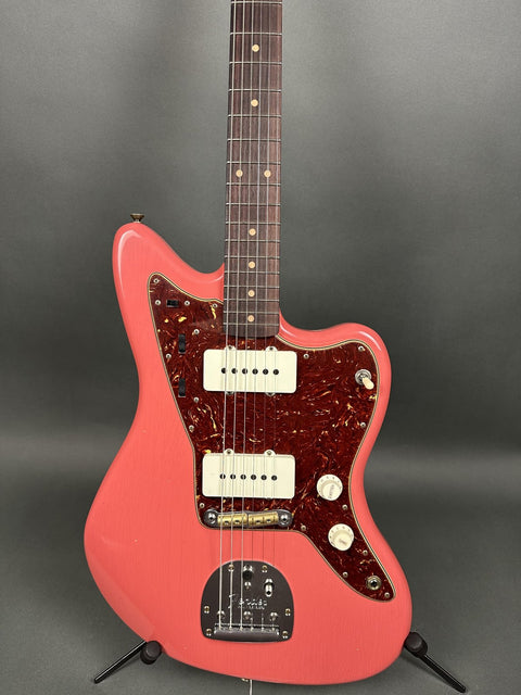 Fender Custom Shop 1962 Jazzmaster Journeyman Relic - Super Faded Aged Fiesta Red - 