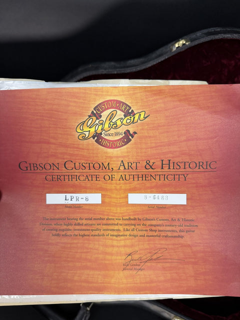 2006 Gibson Custom Historic 1958 Les Paul Standard - Lemon Burst -