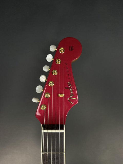 Fender Custom Shop Custom Stratocaster HSS NOS - Magenta Pearl w/ Painted Headcap -