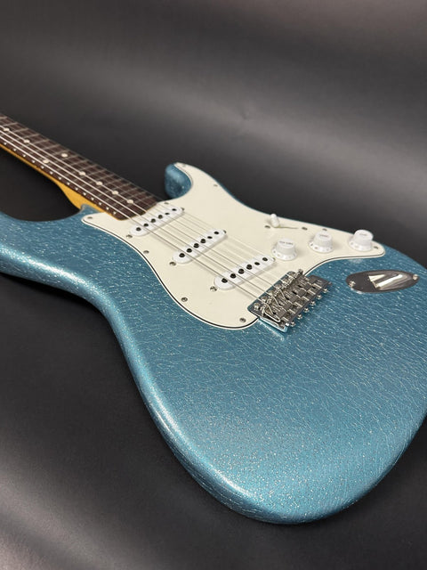 Fender Custom Shop 1960 Stratocaster Closet Classic - Aged Teal Green Metallic Sparkle