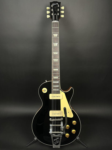 Gibson Custom M2M 1956 Les Paul Standard Ebony Top Bigsby Gloss -