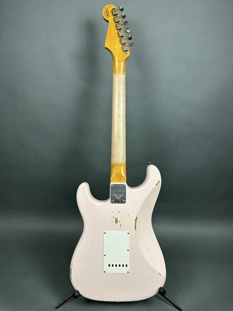 Fender Custom Shop Limited Edition 1959 Stratocaster Relic - Super Faded Aged Shell Pink - 