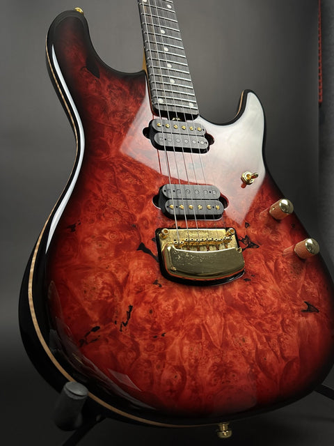 2020 Ernie Ball Music Man Jason Richardson Cutlass - Rorschach Red -