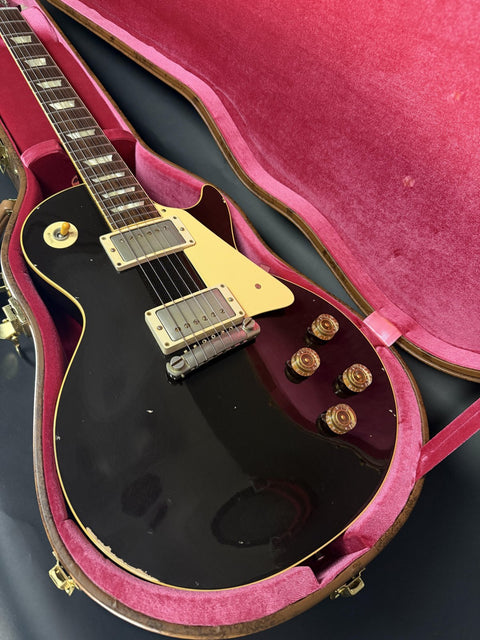 2023 Gibson Custom M2M 1954 Les Paul Standard Underwood Aged - Oxblood -