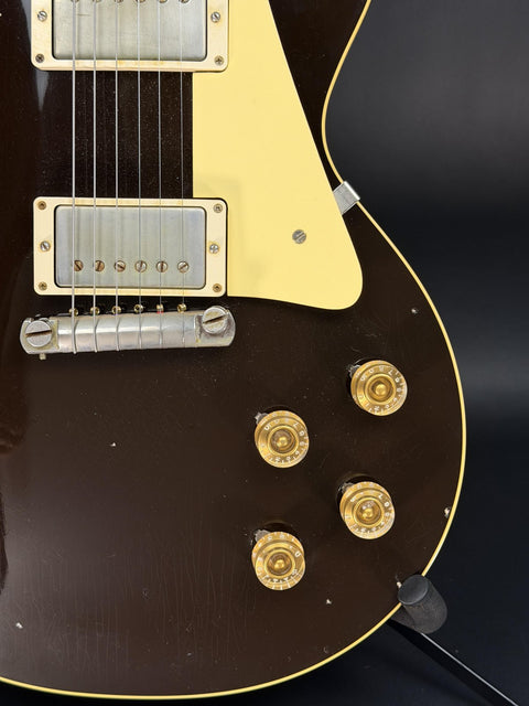 2023 Gibson Custom M2M 1954 Les Paul Standard Underwood Aged - Oxblood -