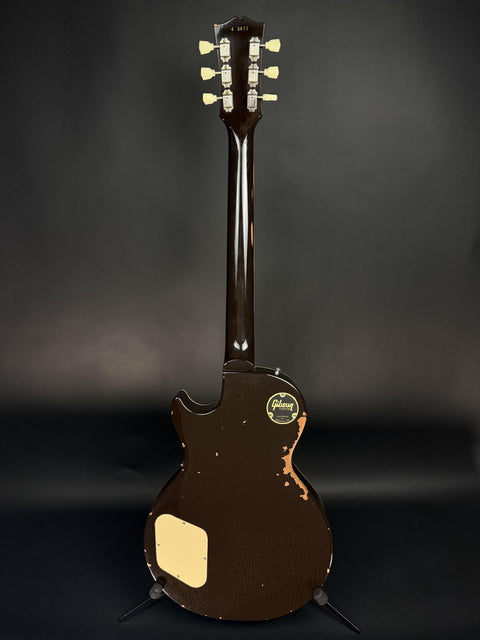 2023 Gibson Custom M2M 1954 Les Paul Standard Underwood Aged - Oxblood -