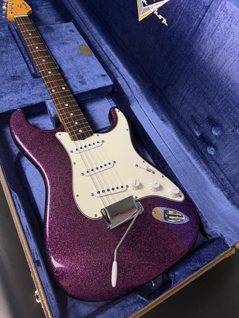 2023 Fender Custom Shop 1960 Stratocaster - Aged Magenta Sparkle -
