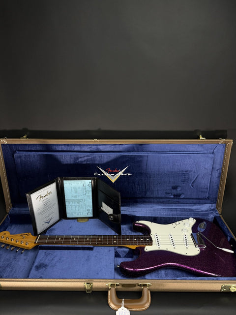2023 Fender Custom Shop 1960 Stratocaster - Aged Magenta Sparkle -