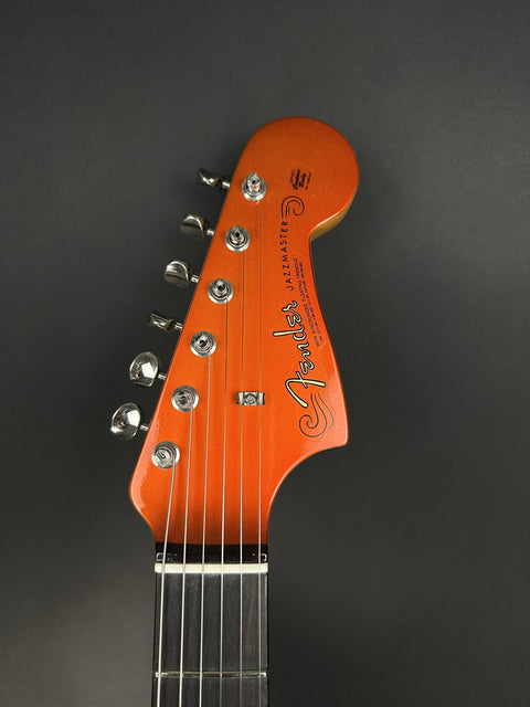 Fender Custom Shop 1962 Jazzmaster Time Capsule Painted Headcap - Candy Tangerine -