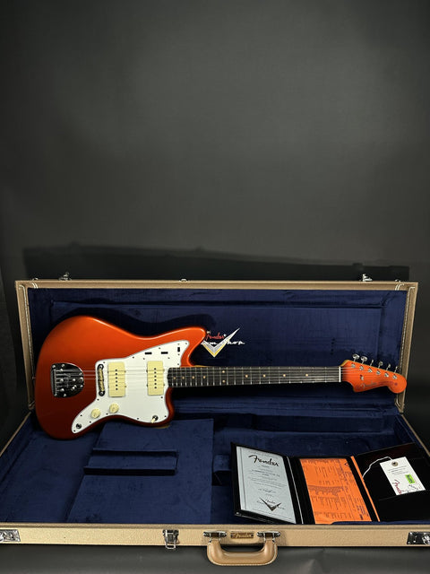 Fender Custom Shop 1962 Jazzmaster Time Capsule Painted Headcap - Candy Tangerine -