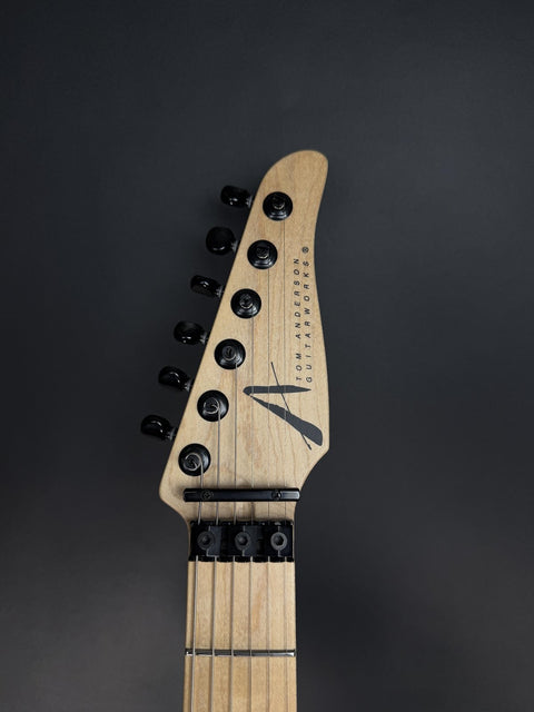 2015 Tom Anderson Angel Player Floyd - Satin Black w/ Maple Neck -