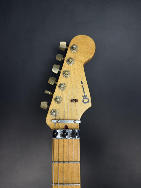 2008 Charvel Custom Shop Masterbuilt Legacy Series - Blue over White Bloodsplatter -