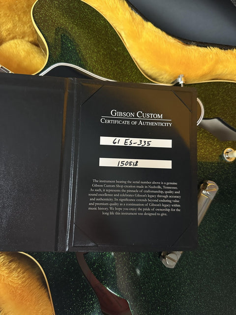 Gibson Custom M2M 1961 ES-335 Reissue - Antique Brunswick Green VOS