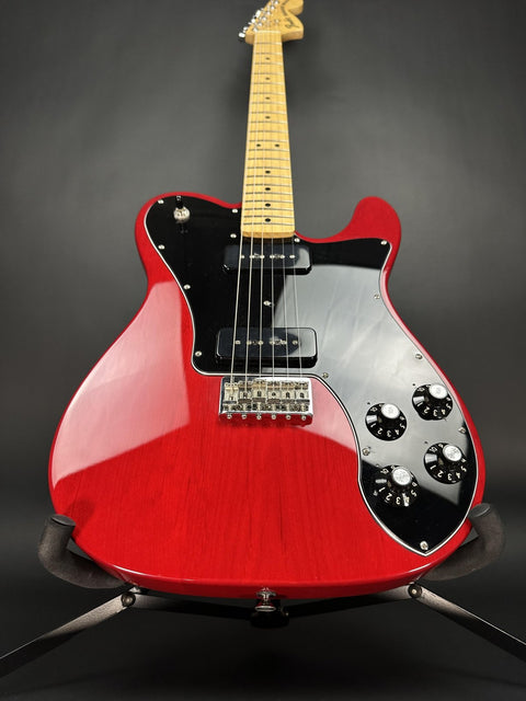 2010 Fender Classic Player Telecaster Deluxe Black Dove - Crimson Red Transparent