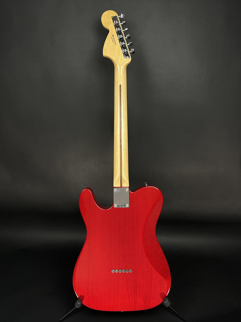 2010 Fender Classic Player Telecaster Deluxe Black Dove - Crimson Red Transparent