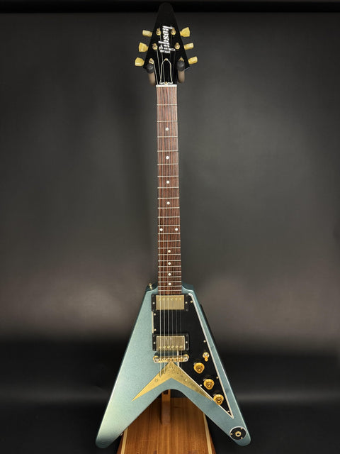 2019 Gibson Custom 1959 Flying V "Wildwood Spec" - Aged Pelham Blue -