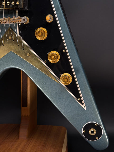 2019 Gibson Custom 1959 Flying V "Wildwood Spec" - Aged Pelham Blue -