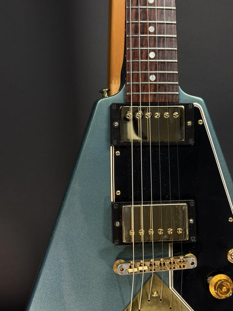 2019 Gibson Custom 1959 Flying V "Wildwood Spec" - Aged Pelham Blue -