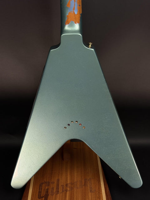 2019 Gibson Custom 1959 Flying V "Wildwood Spec" - Aged Pelham Blue -