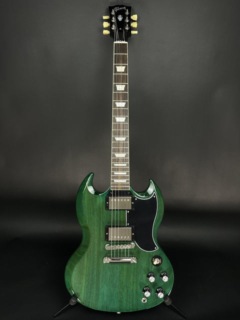 Gibson SG Standard '61 Stop Bar Translucent Teal