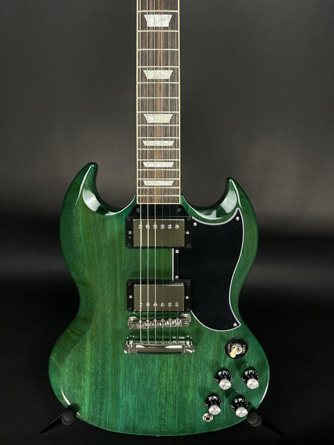 Gibson SG Standard '61 Stop Bar Translucent Teal