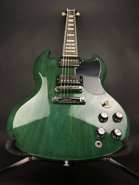 Gibson SG Standard '61 Stop Bar Translucent Teal