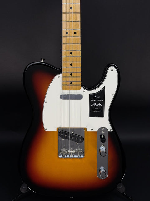 Fender Vintera III Mid '60s Telecaster Maple Neck - 3-Color Sunburst -