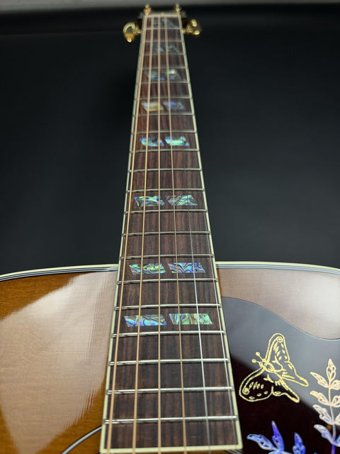 Gibson Custom Hummingbird Elegant Koa - Honey Burst