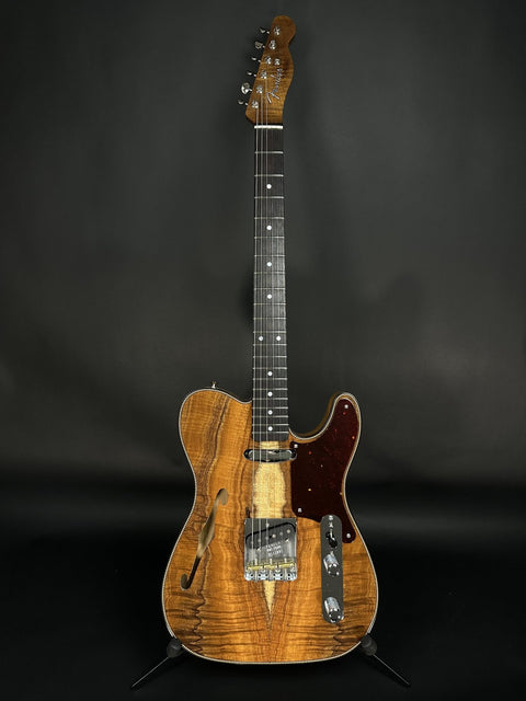 Fender Custom Shop Artisan Koa Double Esquire - Aged Natural