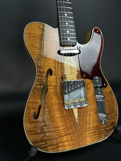 Fender Custom Shop Artisan Koa Double Esquire - Aged Natural