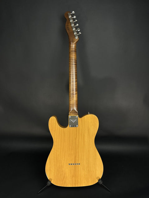 Fender Custom Shop Artisan Koa Double Esquire - Aged Natural