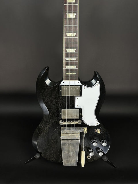 Gibson Custom 1964 SG Standard Maestro Silver Fox VOS -