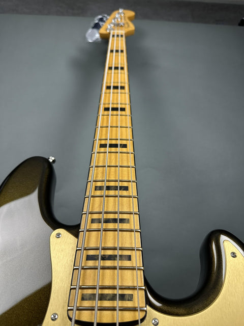 Fender American Ultra Jazz Bass - Texas Tea - 