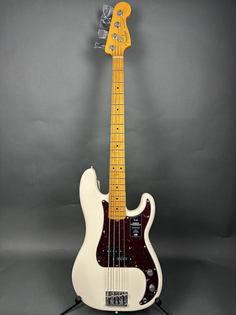 Fender American Professional II Precision Bass - Olympic White Maple - 