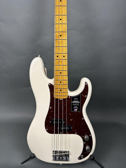 Fender American Professional II Precision Bass - Olympic White Maple - 