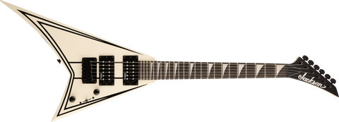 Jackson JS Series RR Minion JS1XM - Snow White with Black Pin Stripes