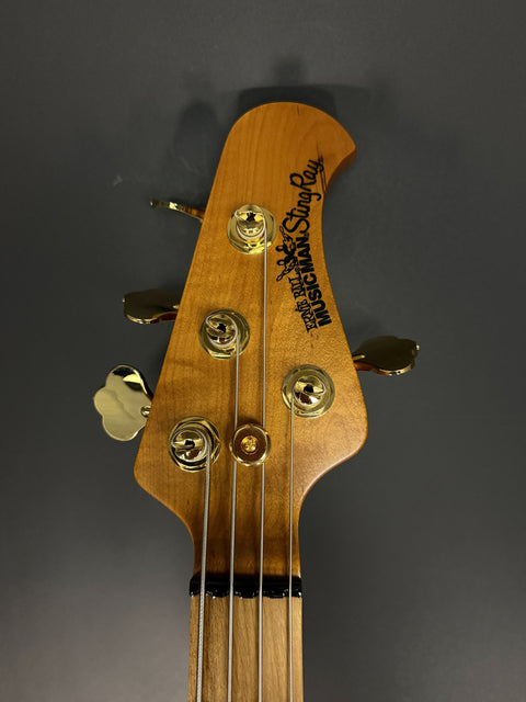 Music Man StingRay Special - Jackpot - Roasted Maple/Maple - Black PG - Gold Hardware