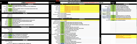 Gibson Custom M2M 1957 Les Paul Custom - Antique Brunswick Blue -